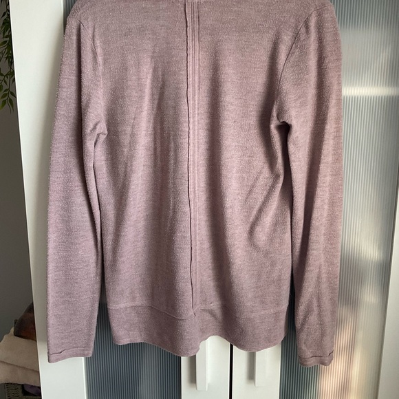 Nordstrom Long Sleeve Rose Pink Sweater - Picture 2 of 3